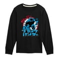 thumbnail image 1 of Marvel Black Panther - Katakana Panther - Toddler And Youth Long Sleeve Graphic T-Shirt, 1 of 5