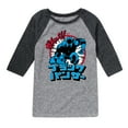 thumbnail image 1 of Marvel Black Panther - Katakana Panther - Toddler and Youth Raglan, 1 of 5