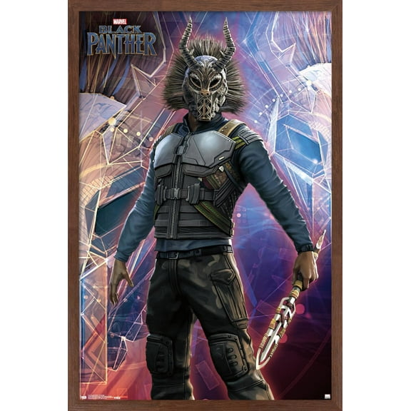 Marvel Black Panther - Killmonger Wall Poster, 22.375" x 34" Framed