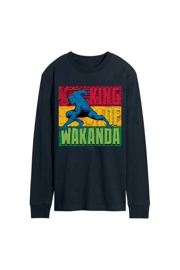 Black Panther - King Of Wakanda - Men's Long Sleeve Graphic T-Shirt