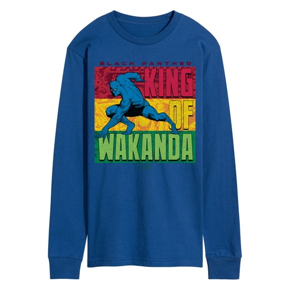 Marvel Black Panther - King Of Wakanda - Men's Long Sleeve Graphic T-Shirt