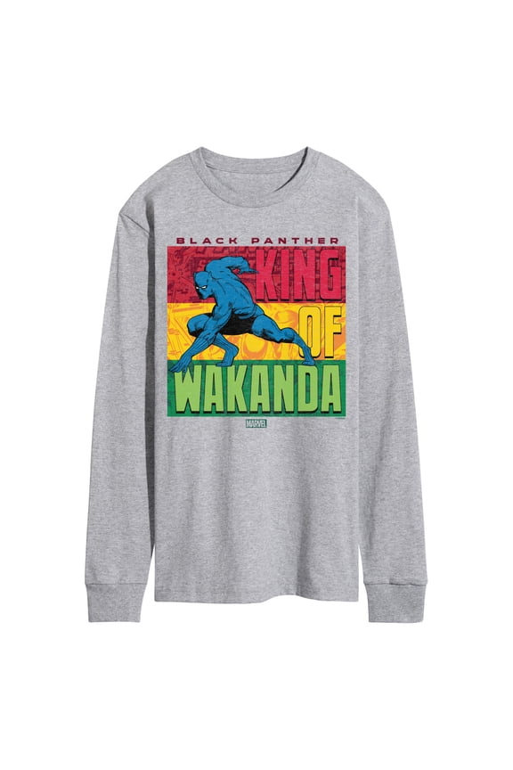 Black Panther - King Of Wakanda - Men's Long Sleeve Graphic T-Shirt