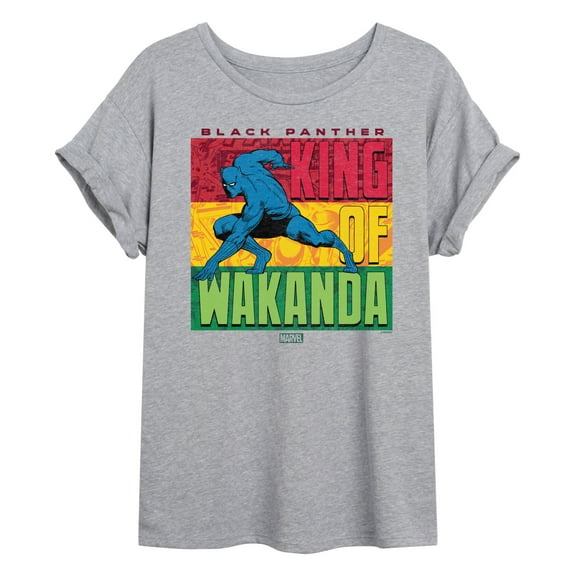 Marvel Black Panther - King Of Wakanda - Women's Oversized Graphic T-Shirt