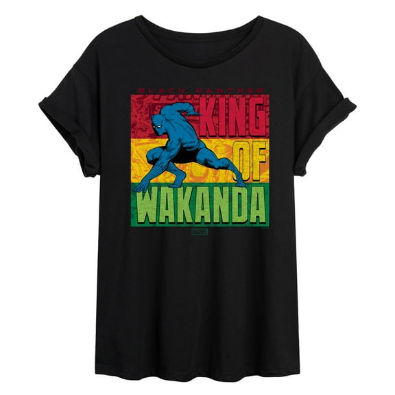 Marvel Black Panther - King Of Wakanda - Women's Oversized Graphic T-Shirt