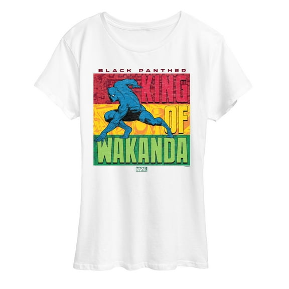 Marvel Black Panther - King Of Wakanda - Women's Short Sleeve Graphic T-Shirt