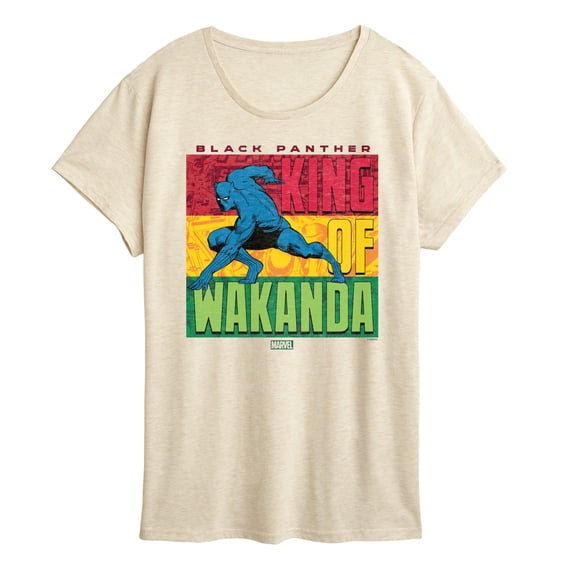 Marvel Black Panther - King Of Wakanda - Women's Short Sleeve Graphic T-Shirt