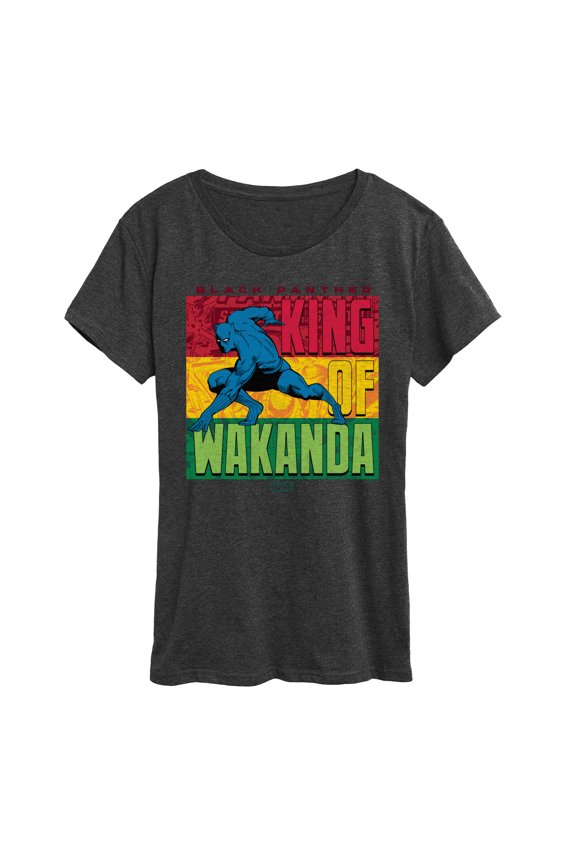Black Panther - King Of Wakanda - Women's Short Sleeve Graphic T-Shirt