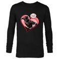 thumbnail image 1 of Marvel Black Panther King Queen Valentine's Day - Long Sleeve T-Shirt for Men - Customized-Black, 1 of 5