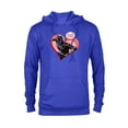 thumbnail image 1 of Marvel Black Panther King Queen Valentine's Day - Pullover Hoodie for Adults - Customized-Royal, 1 of 5
