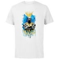 thumbnail image 1 of Marvel Black Panther King T'Challa Blue and Gold - Short Sleeve Cotton T-Shirt for Adults - Customized-White, 1 of 5