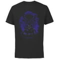 thumbnail image 1 of Marvel Black Panther King T'Challa Forest Mask - Short Sleeve Cotton T-Shirt for Adults - Customized-Black, 1 of 5