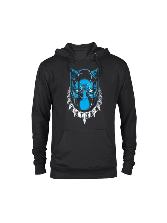 Black Panther King T'Challa Mask - Pullover Hoodie for Adults - Customized-Black