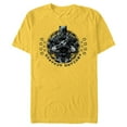 thumbnail image 1 of Marvel Black Panther King T'Challa Wakanda Lettering - Short Sleeve Blended T-Shirt for Adults - Customized-Yellow, 1 of 5