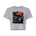 thumbnail image 1 of Marvel Black Panther - Linocut Style Print - Juniors Cropped Tee, 1 of 5