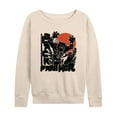 thumbnail image 1 of Marvel Black Panther - Linocut Style Print - Women's French Terry Pullover Sweatshirt, 1 of 5