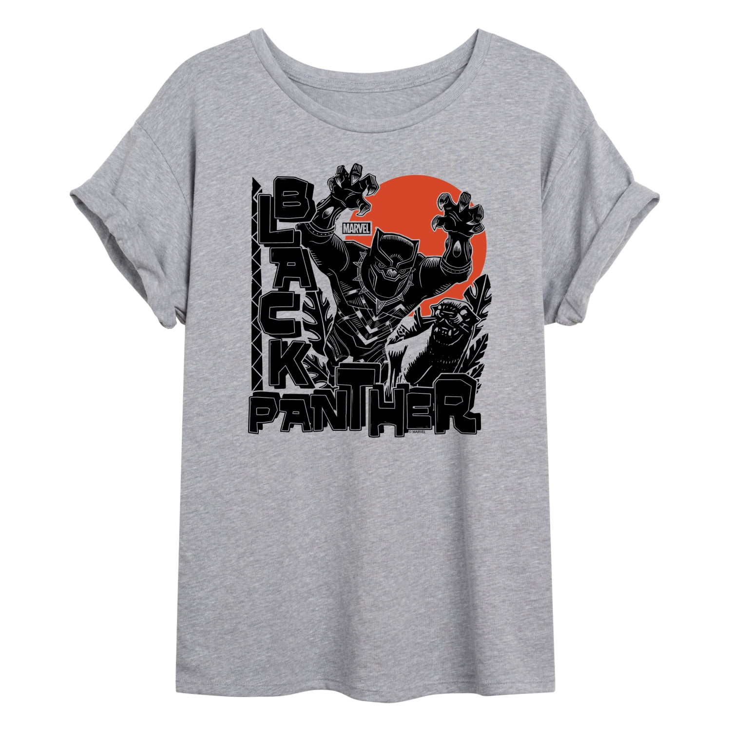 Marvel Black Panther - Linocut Style Print - Women