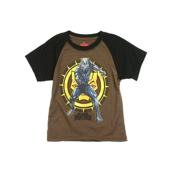Marvel Black Panther Little Boys' Toddler Raglan Tee