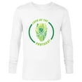 thumbnail image 1 of Marvel Black Panther Luck of the Panther St. Patrick’s Day - Long Sleeve T-Shirt for Men - Customized-White, 1 of 5