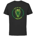 thumbnail image 1 of Marvel Black Panther Luck of the Panther St. Patrick’s Day - Short Sleeve Cotton T-Shirt for Adults - Customized-Black, 1 of 5