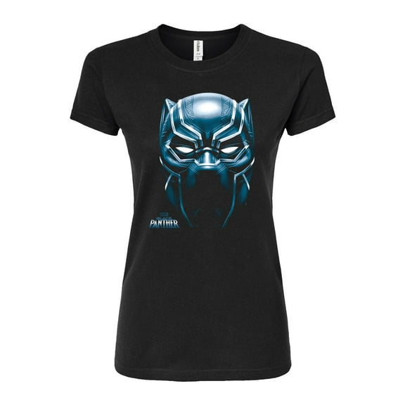 Marvel Black Panther - Mask Oversized - Juniors Fitted Graphic T-Shirt