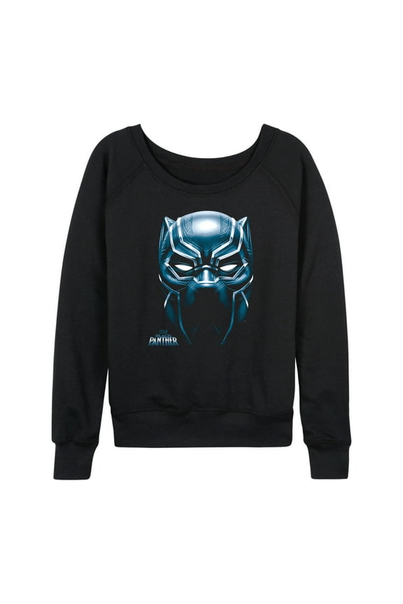 Black Panther - Mask - Women's French Terry Pullover Sweatshirt