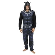 Marvel Black Panther Mens Onesie Pajama Costume, Male, Wakanda, Size: L