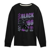 Marvel Black Panther - Motorcycle Racing - Toddler And Youth Long Sleeve Graphic T-Shirt