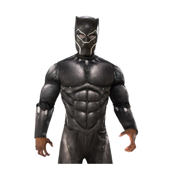 Marvel Black Panther Movie Black Panther Adult Vinyl 3/4 Mask Halloween Costume Accessory