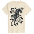 thumbnail image 1 of Marvel - Black Panther Old School Tattoo - Men's Short Sleeve Graphic T-Shirt, 1 of 4