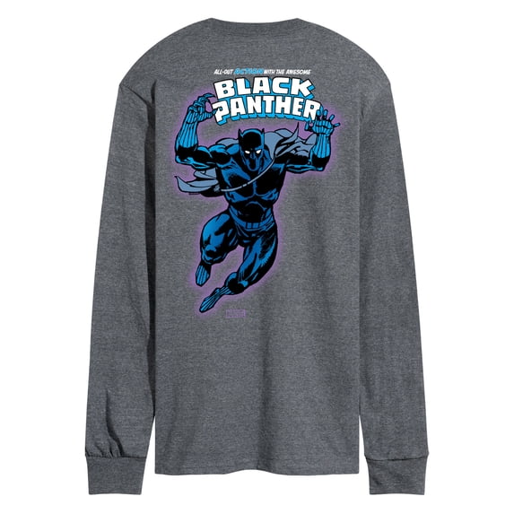 Marvel Black Panther - Oversized Comic Book - Men's Long Sleeve Graphic T-Shirt