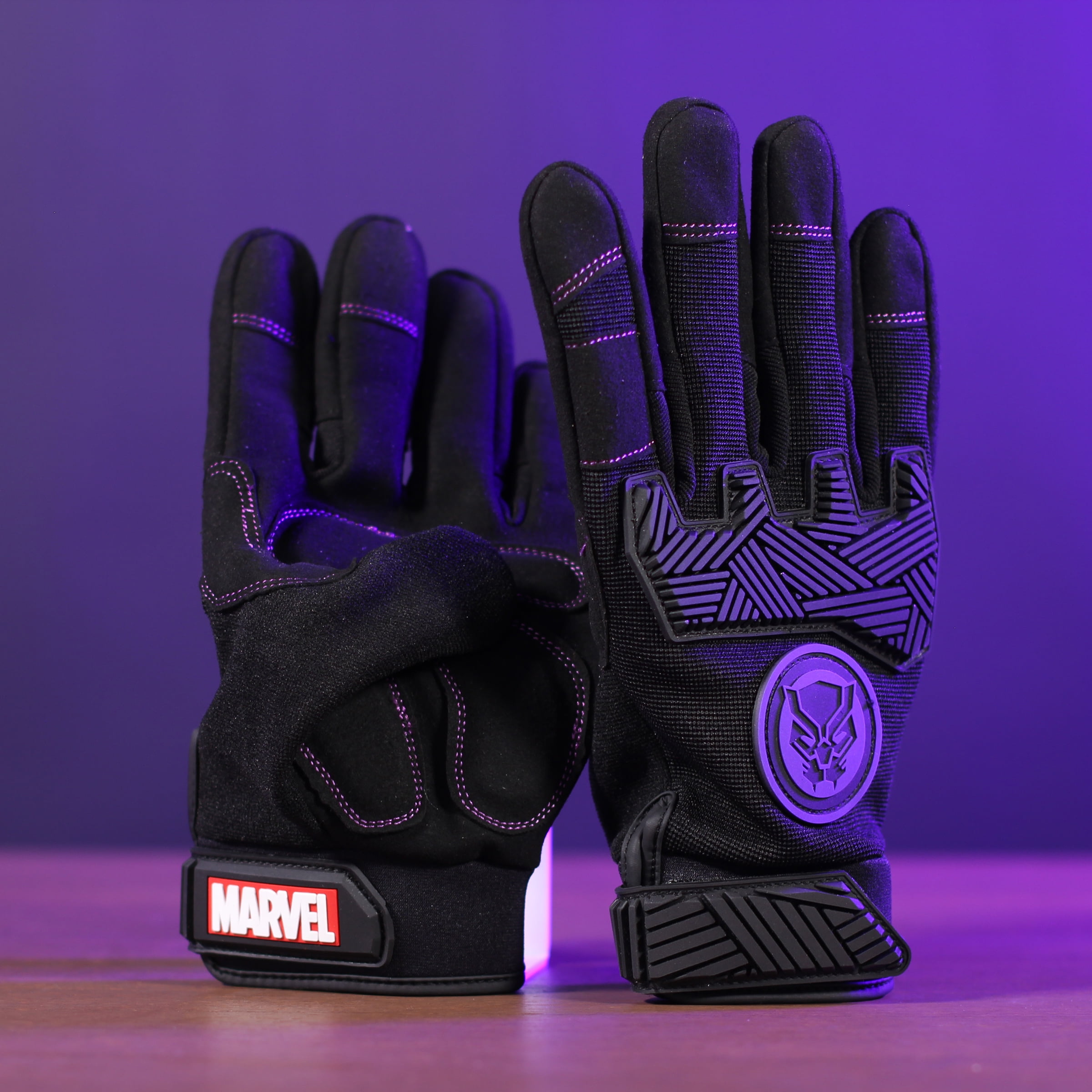 Marvel Black Panther Padded Touchscreen Work Gloves Size Large/Extra Large  - Walmart.com