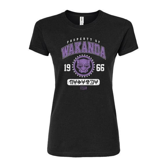 Marvel Black Panther - Property Of Wakanda - Juniors Fitted Graphic T-Shirt