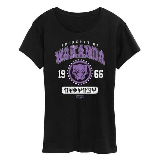 Marvel Black Panther - Property Of Wakanda - Women's Short Sleeve Graphic T-Shirt