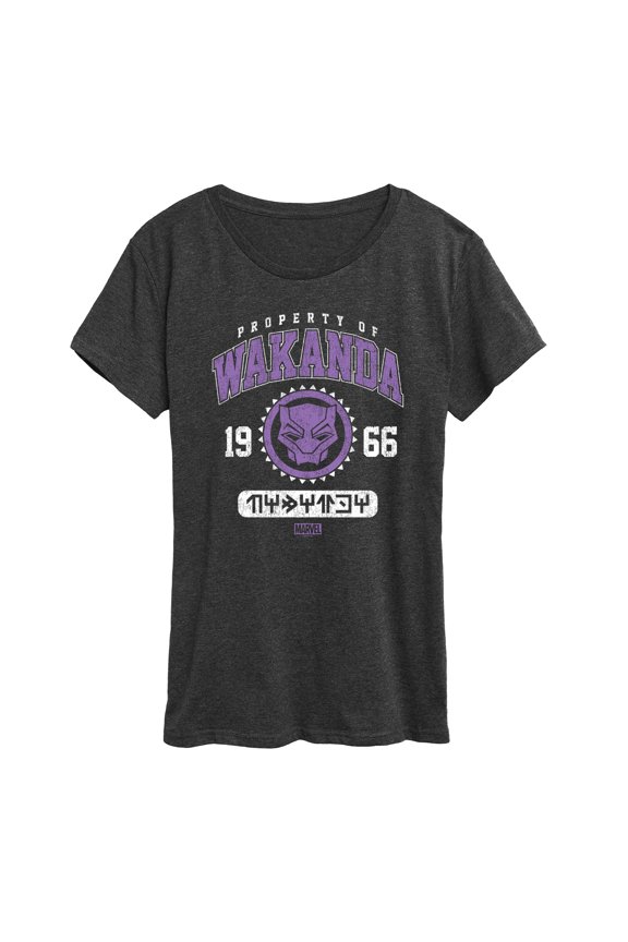 Black Panther - Property Of Wakanda - Women's Short Sleeve Graphic T-Shirt