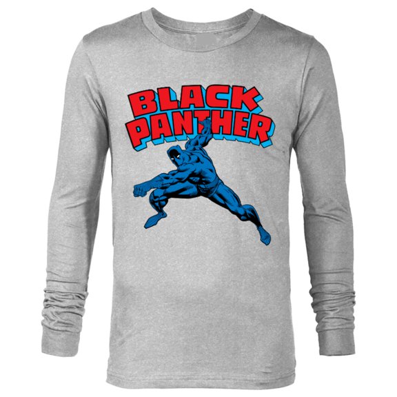 Marvel Black Panther Retro Comic Book - Long Sleeve T-Shirt for Men – Customized-Athletic Heather