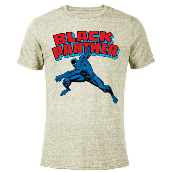 Marvel Black Panther Retro Comic Book - Short Sleeve Blended T-Shirt for Adults – Customized-Yellow