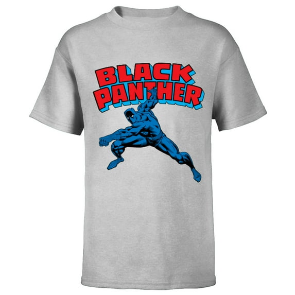 Marvel Black Panther Retro Comic Book - Short Sleeve T-Shirt for Kids – Customized-Athletic Heather