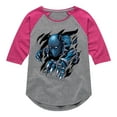 thumbnail image 1 of Marvel Black Panther - Rip Through Shirt - Girls Toddler And Youth Shirt Tail Raglan, 1 of 5