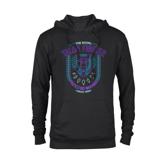 Marvel Black Panther Royal Talon Fighter Wakanda - Pullover Hoodie for Adults - Customized-Black