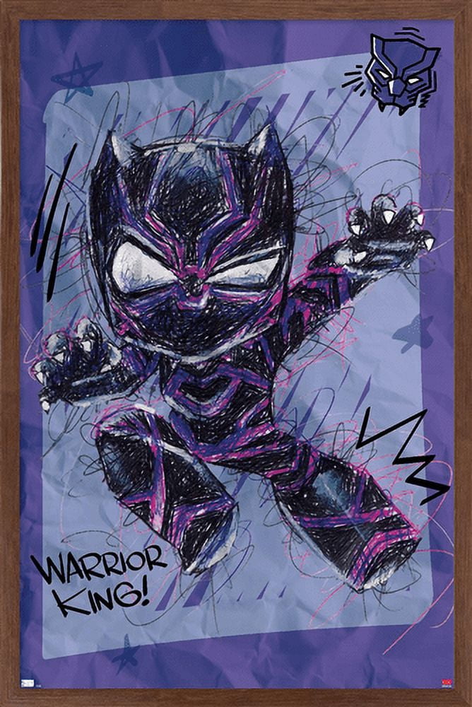 Marvel Black Panther - Scribble