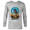 thumbnail image 1 of Marvel Black Panther Shuri Wakanda Forever - Long Sleeve T-Shirt for Men - Customized-Athletic Heather, 1 of 5