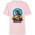 thumbnail image 1 of Marvel Black Panther Shuri Wakanda Forever - Short Sleeve T-Shirt for Kids - Customized-Soft Pink, 1 of 5