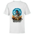 thumbnail image 1 of Marvel Black Panther Shuri Wakanda Forever - Short Sleeve T-Shirt for Kids - Customized-White, 1 of 5
