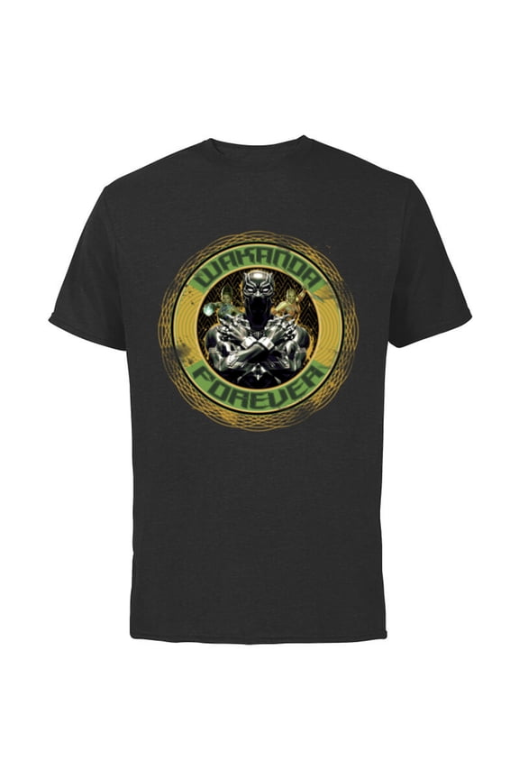 Black Panther Shuri and Okoye Wakanda Forever - Short Sleeve Cotton T-Shirt for Adults - Customized-Black