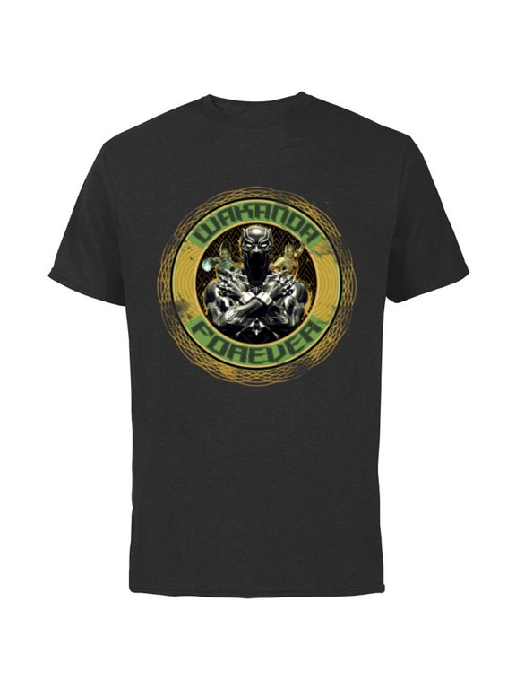 Black Panther Shuri and Okoye Wakanda Forever - Short Sleeve Cotton T-Shirt for Adults - Customized-Black