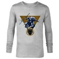 thumbnail image 1 of Marvel Black Panther Shuri with Cape and Spear Comic Art - Long Sleeve T-Shirt for Men - Customized-Athletic Heather, 1 of 5