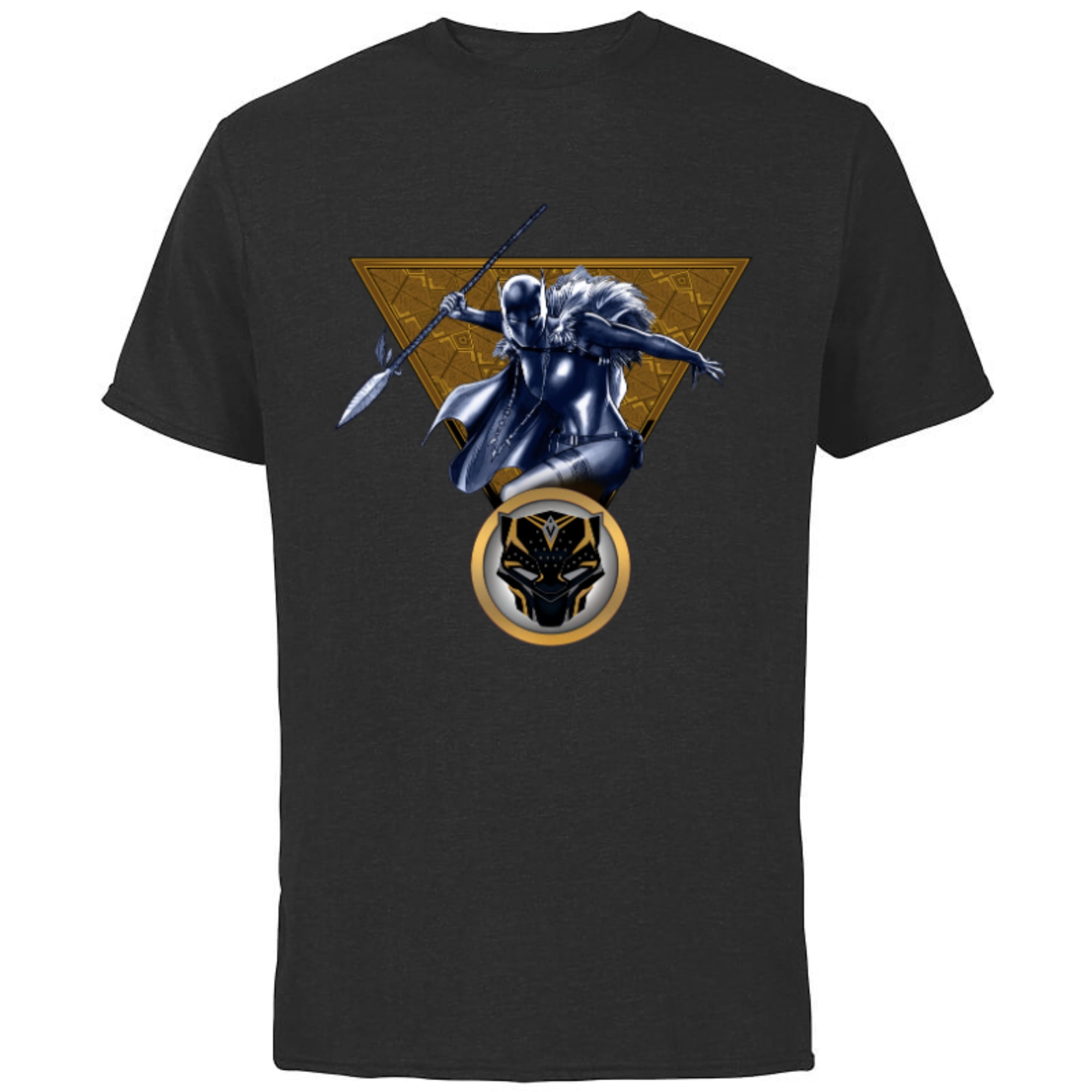 Marvel Black Panther-Shuri Jump Night Women's Rolled Sleeve T-Shirt, S