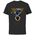 thumbnail image 1 of Marvel Black Panther Shuri with Cape and Spear Comic Art - Short Sleeve Cotton T-Shirt for Adults - Customized-Black, 1 of 5