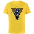 thumbnail image 1 of Marvel Black Panther Shuri with Cape and Spear Comic Art - Short Sleeve Cotton T-Shirt for Adults - Customized-Yellow, 1 of 5
