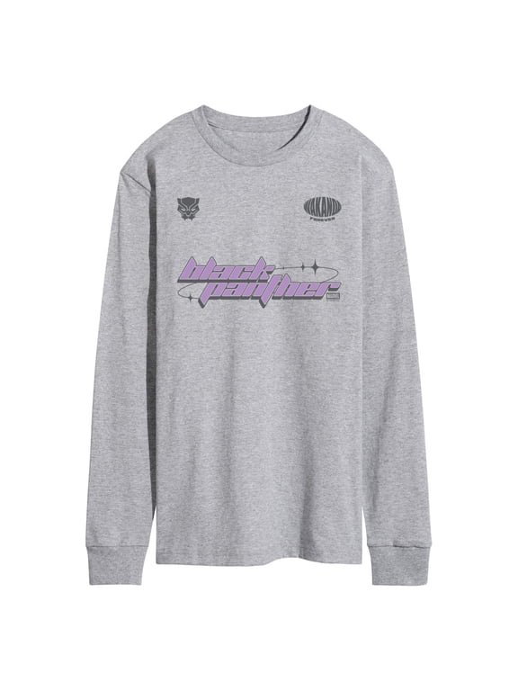 - Black Panther Sports Jersey Men's Long Sleeve Graphic T-Shirt
